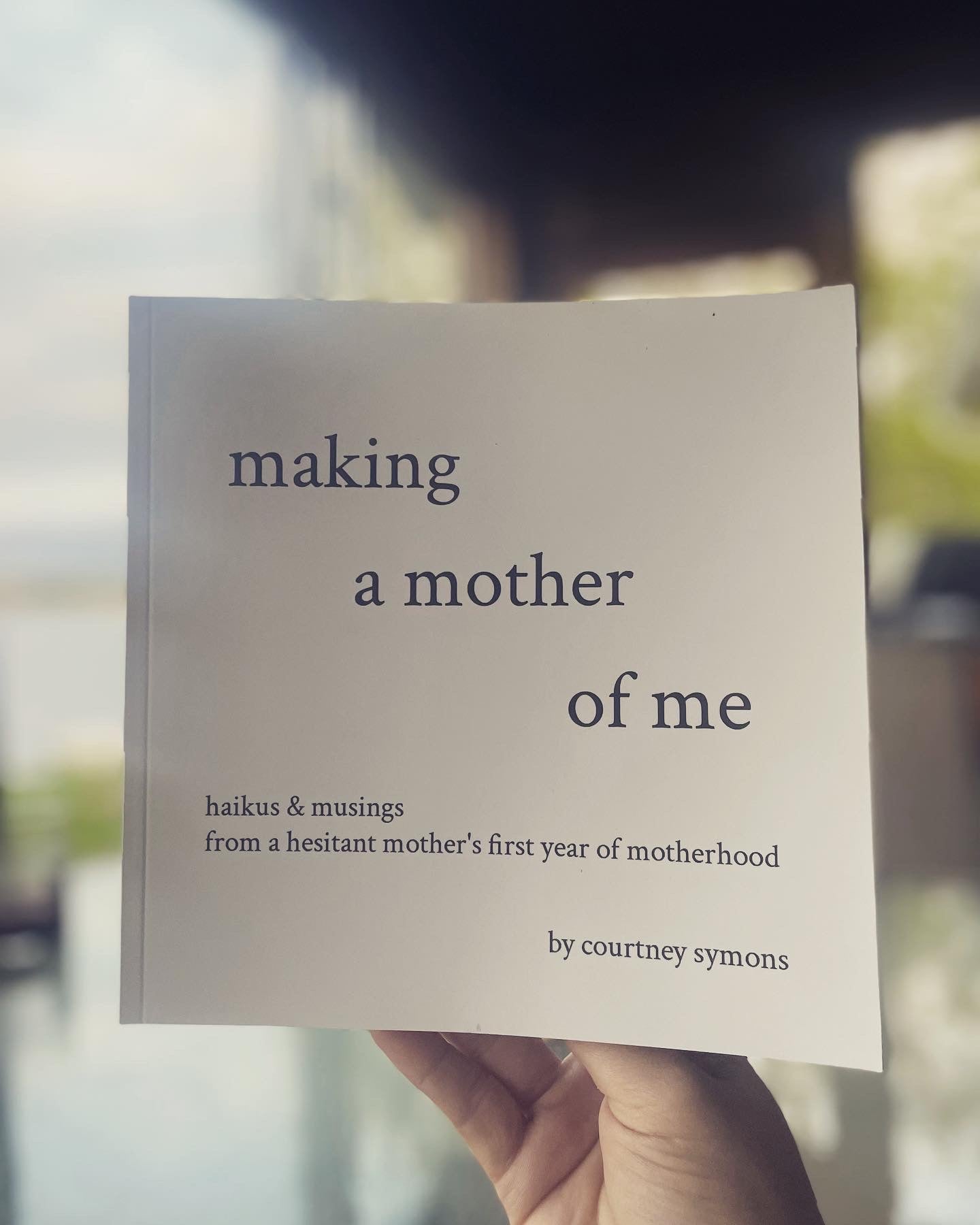 making a mother of me: haikus & musings from a hesitant mother's first year of motherhood